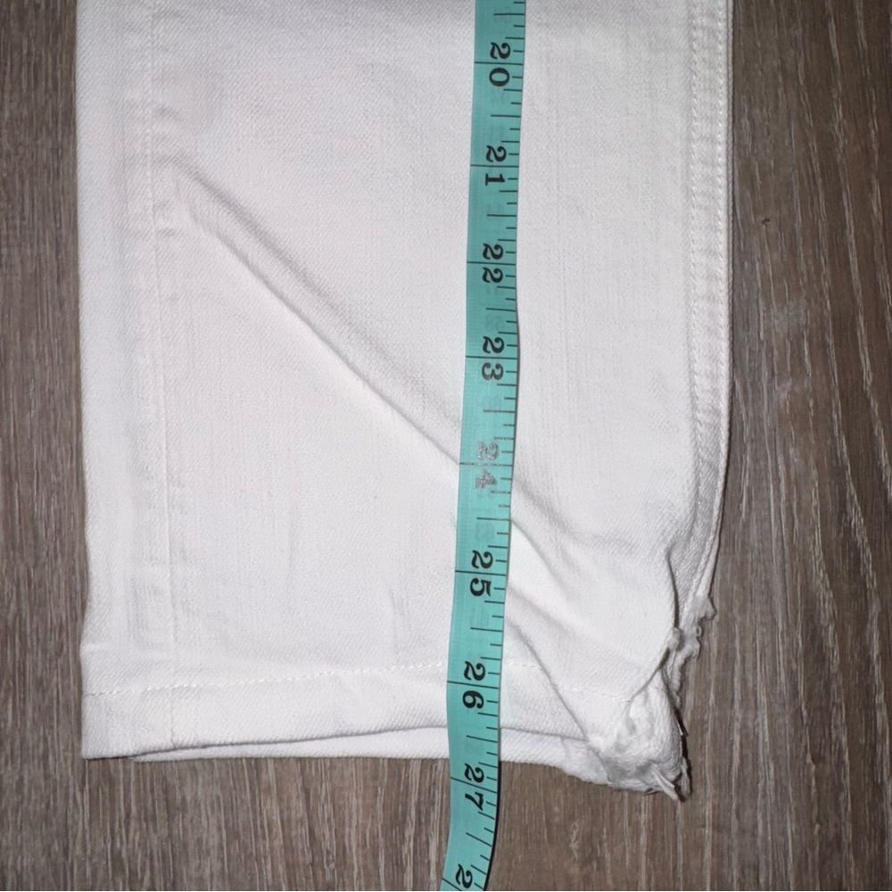 Mother Superior white lace up fly dazzler ankle chew high rise skinny jeans 25 - Picture 15 of 16